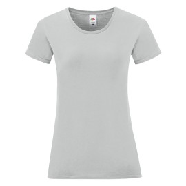 Fruit of the Loom, LADIES ICONIC 150T, ženska pamučna majica, cink boja