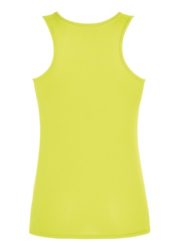 Fruit of the Loom, Ladies Performance Vest, sportska atlet majica za žene,žuta ,L