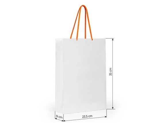 BLANCA, paper bag, orange