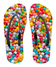 Badrak sublimation beach slippers