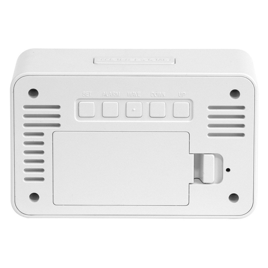 TIMEOUT, lcd desk clock, white