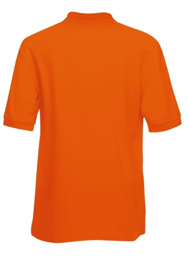Fruit of the Loom, 65/35, polo shirt for men, orange, L