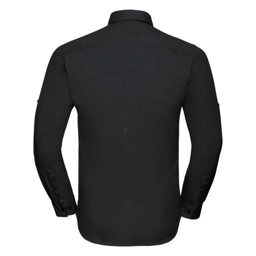 RUSSELL men's shirt with sleeves rolled up ROLL SLEEVE TWILL