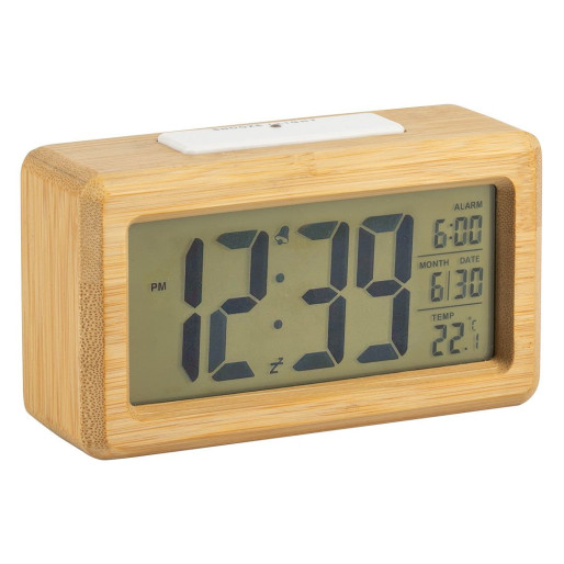 DATE, lcd desk clock, beige