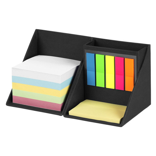 BLOCK, stationery set, black