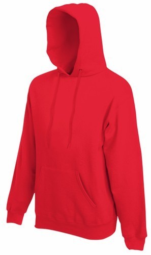 Fruit of the Loom, Classic Hooded Sweat, hooded sweatshirt, red, 2XL