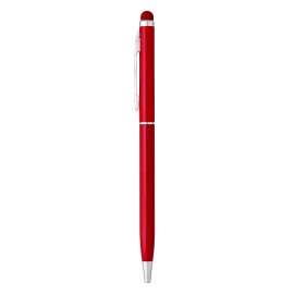 ALBERGO, metal "touch" ball pen, red