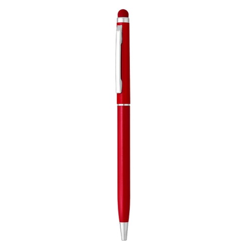 ALBERGO, metal "touch" ball pen, red