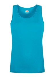 Fruit of the Loom, Ladies Performance Vest, sportska atlet majica za žene, azurna plava,M