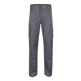 VL PAN. Multi-pocket stretch trousers (290g/m²), in cotton (46%), EME (38%) and polyester (16%)