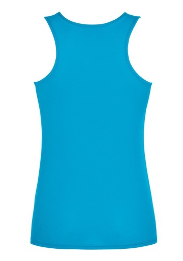 Fruit of the Loom, Ladies Performance Vest, Athletic T-Shirt for Women, Azure Blue, L