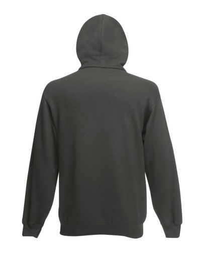Fruit of the Loom, Classic Hooded Sweat Jacket, men's hooded sweatshirt, light graphite, L