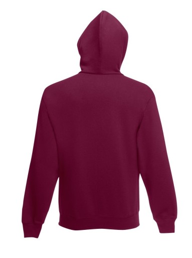 Fruit of the Loom, Classic Hooded Sweat, Men's Hooded Sweatshirt, Burgundy, L