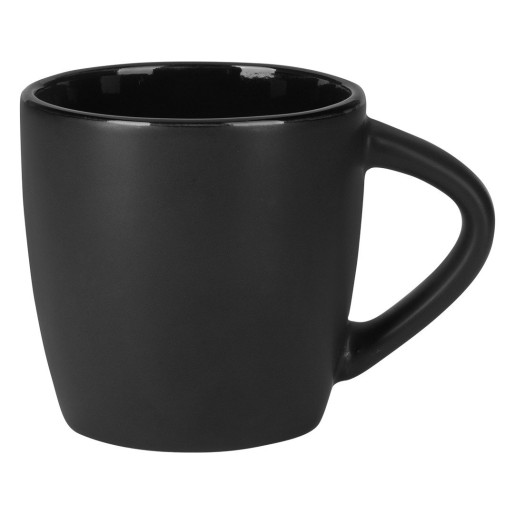 LUNA MINI, stoneware mug, 220 ml, black