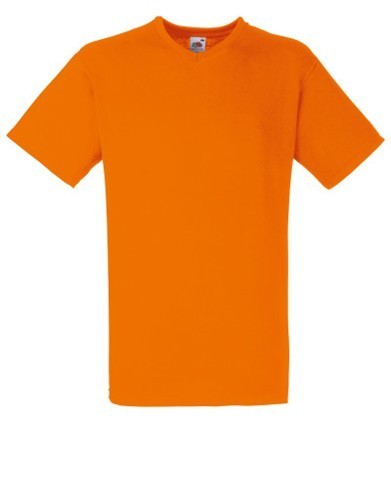 Fruit of the Loom, Valueweight, Men's Cotton Short Sleeve T-shirt and V-neck, Orange, 3XL