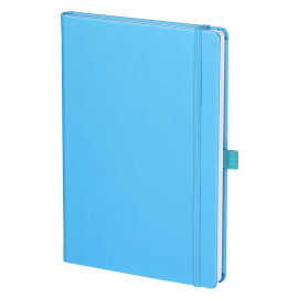 MALPENSA, notebook with elastic closure, turquoise