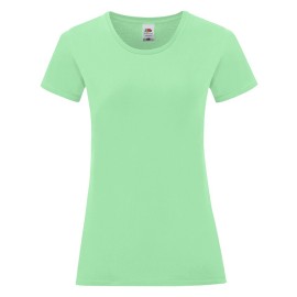 Fruit of the Loom, LADIES ICONIC 150T, ženska pamučna majica, menta boja
