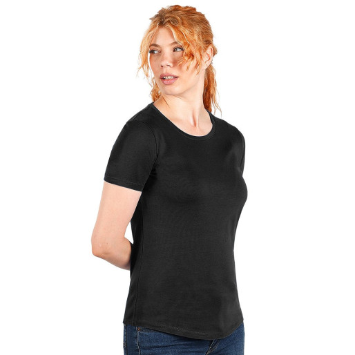 PREMIUM LADY 180, women`s t-shirt, 180 g/m2, black