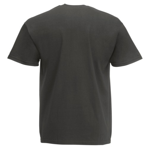 Fruit of the Loom, Super Premium, men's cotton T-shirt, light graphite, L