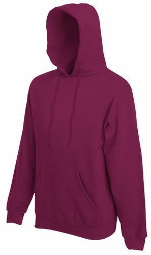 Fruit of the Loom, Classic Hooded Sweat, Men's Hooded Sweatshirt, Burgundy, 2XL