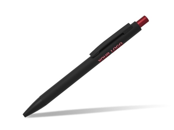 COLORISSIMO, metalna hemijska olovka, crvena