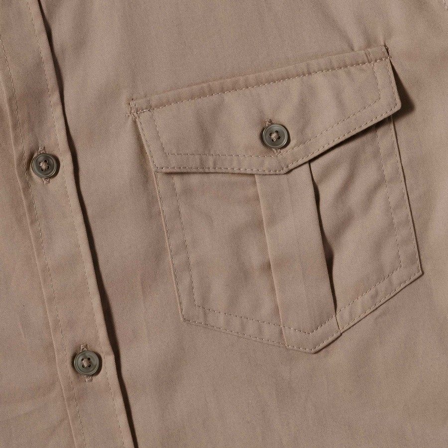 RUSSELL men's shirt with sleeves rolled up ROLL SLEEVE TWILL