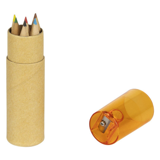 CREATE, colored pencils with sharpener, 7/1, orange