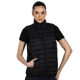 RINO VEST WOMEN, light padded bodywarmer, black
