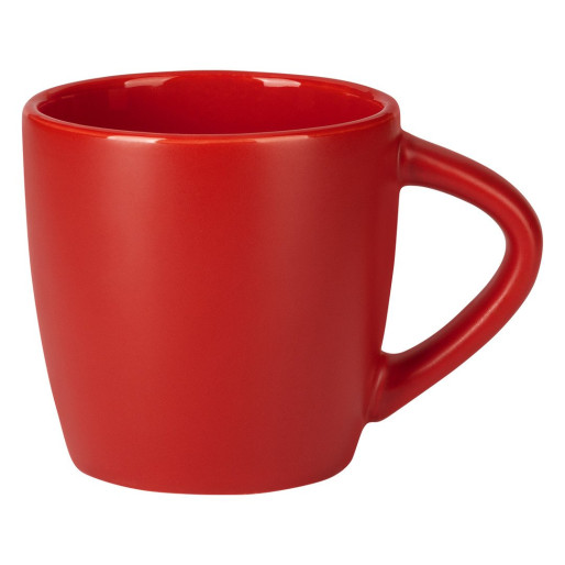 LUNA MINI, stoneware mug, 220 ml, red