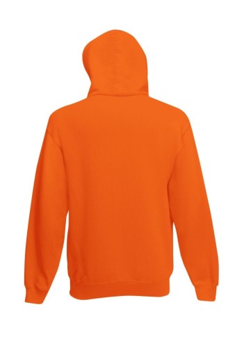 Fruit of the Loom, Classic Hooded Sweat, Men's Hooded Hoodie, Orange, L