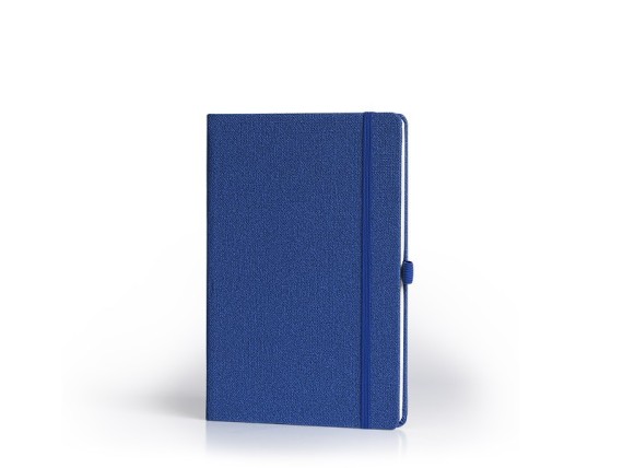 NEW DELHI, A5 notebook with elastic band, royal blue