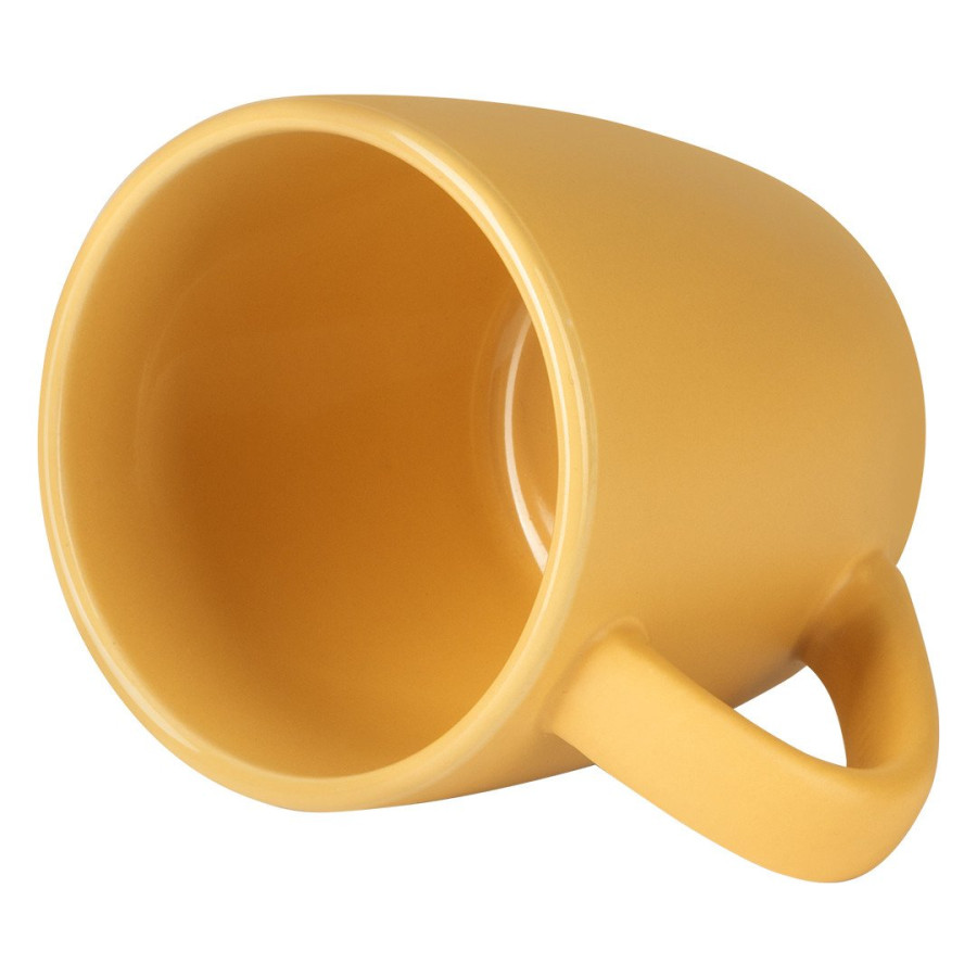 LUNA MINI, stoneware mug, 220 ml, light yellow