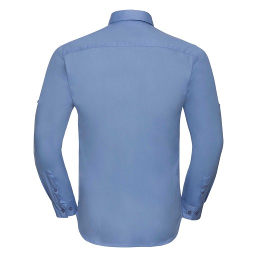 RUSSELL men's shirt with sleeves rolled up ROLL SLEEVE TWILL