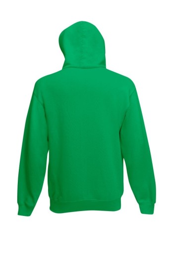 Fruit of the Loom, Classic Hooded Sweat, men's hooded sweatshirt, kelly green, L