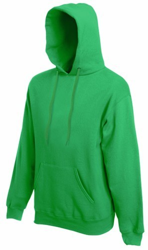 Fruit of the Loom, Classic Hooded Sweat, Men's Hooded sweatshirt, kelly green, XL