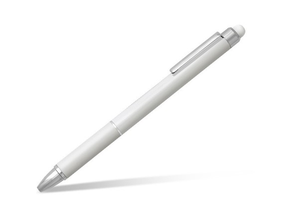 ADELE, metalna touch hemijska olovka, bela