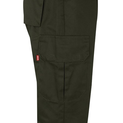 VL POSEIDON LARGE. Two-tone multi-pocket twill trousers (210g/m²), in cotton (20%) and polyester (80%)