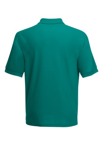 Fruit of the Loom, 65/35, polo shirt for men, emerald, L