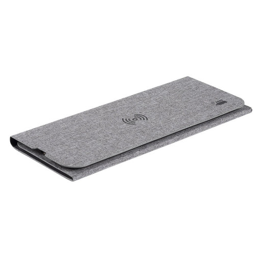 TWIST PAD, mouse pad and wireless charger, 15w, gray