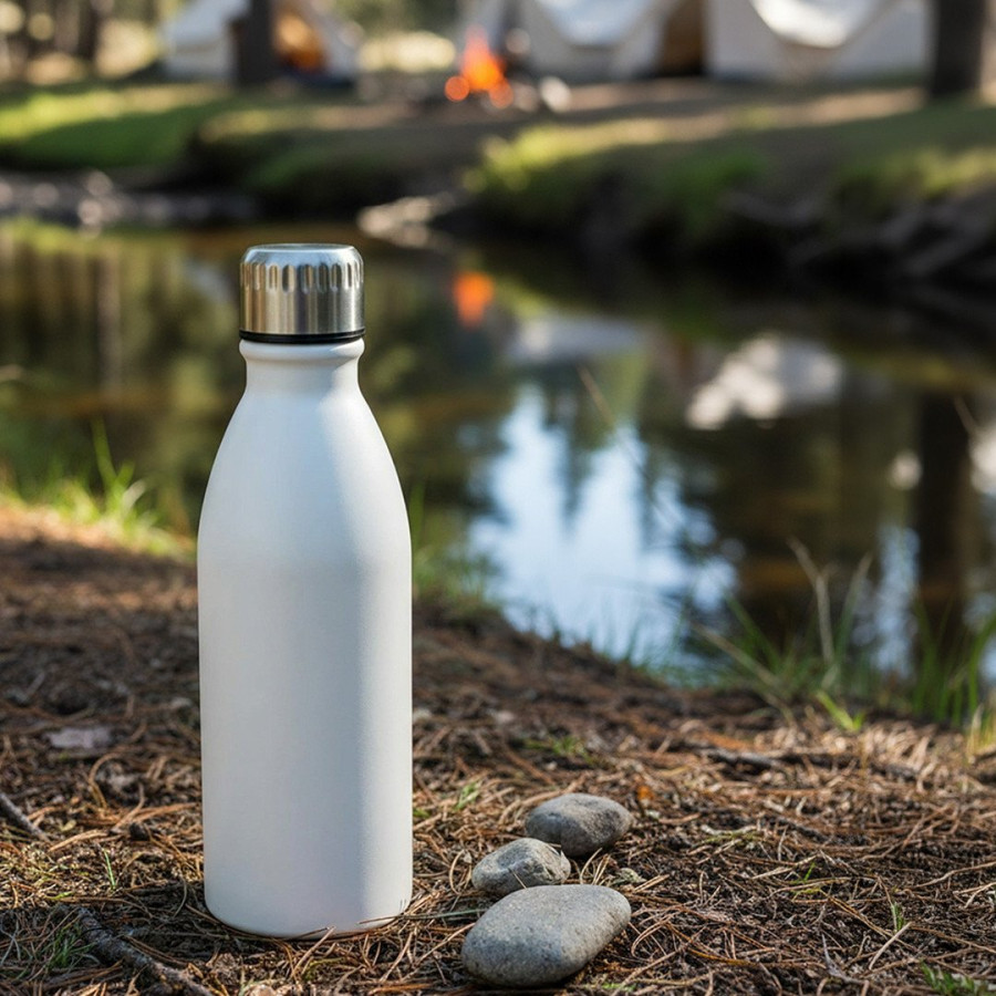 NECTAR, water bottle, 600 ml, white