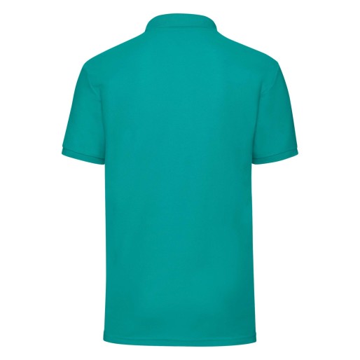Fruit of the Loom, 65/35, polo shirt for men, emerald, XL