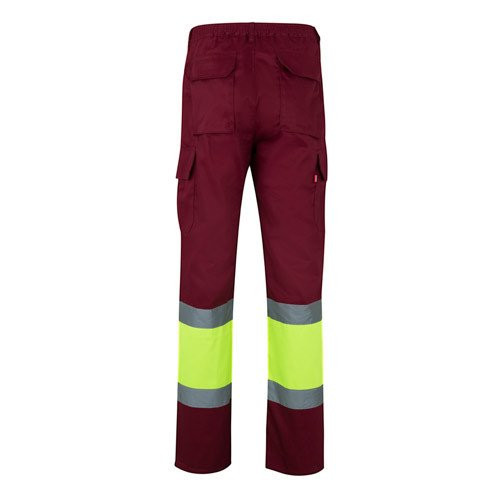 VL POSEIDON LARGE. Two-tone multi-pocket twill trousers (210g/m²), in cotton (20%) and polyester (80%)