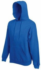 Fruit of the Loom, Classic Hooded Sweat, hooded sweatshirt, royal blue, L