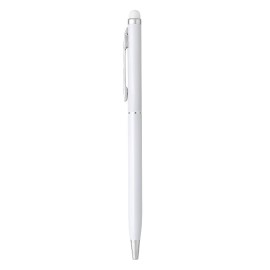 ALBERGO, metal "touch" ball pen, white