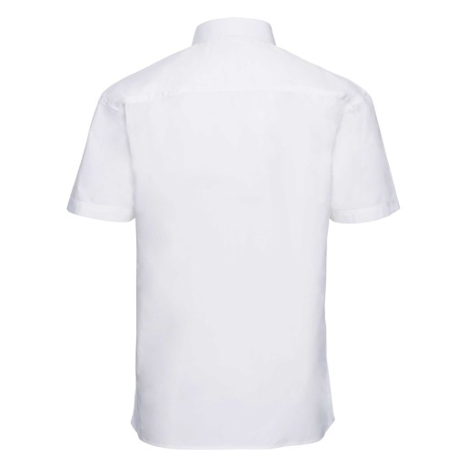 RUSSELL men's short sleeve shirt PURE COTTON POPLIN