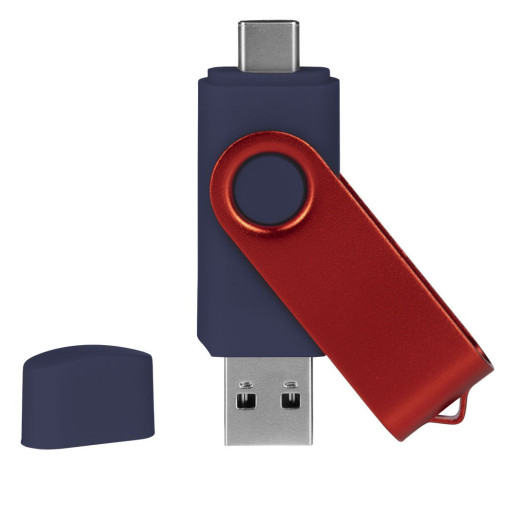 SMART C RED, usb flash memorija, plavi, 16GB
