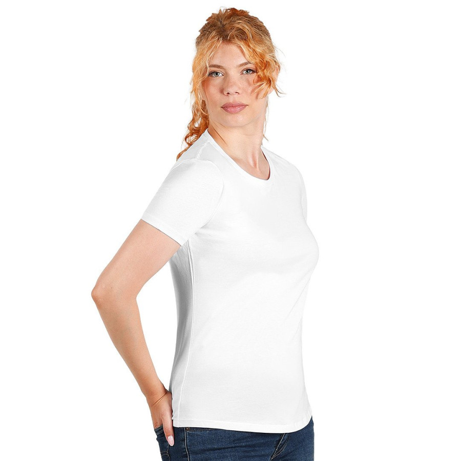 PREMIUM LADY 180, ženska pamučna majica, 180 g/m2, bela