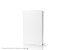 MONTE CARLO, notebook size 14 x 21 cm, white