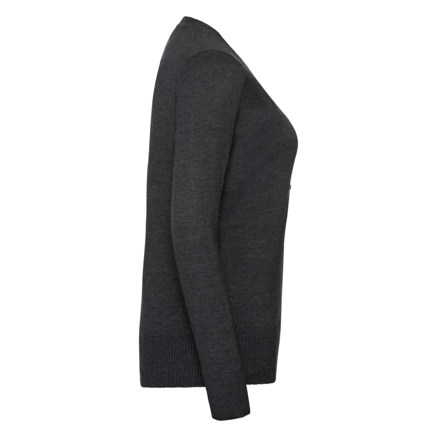 RUSSEL Women's Striped V-neck Cardigan