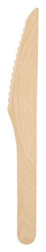Woolly wooden cutlery, knife